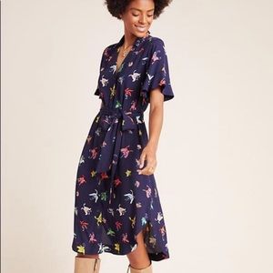 Anthropologie Maeve Butterfly Flutterby Dress NWT